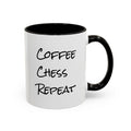Coffee Chess Repeat Ceramic Mug 11oz